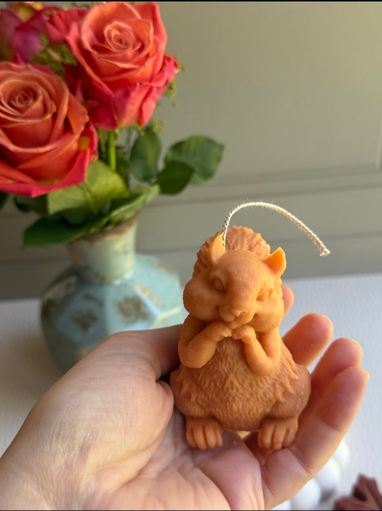 Our cute squirrel 🐿️ candle