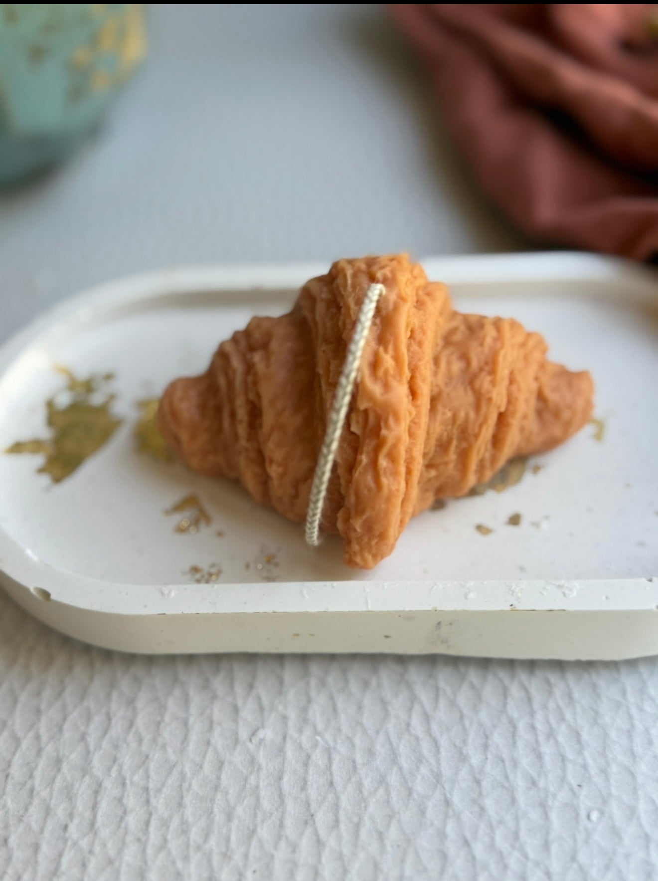 Our croissant 🥐 candle smells like pumpkin