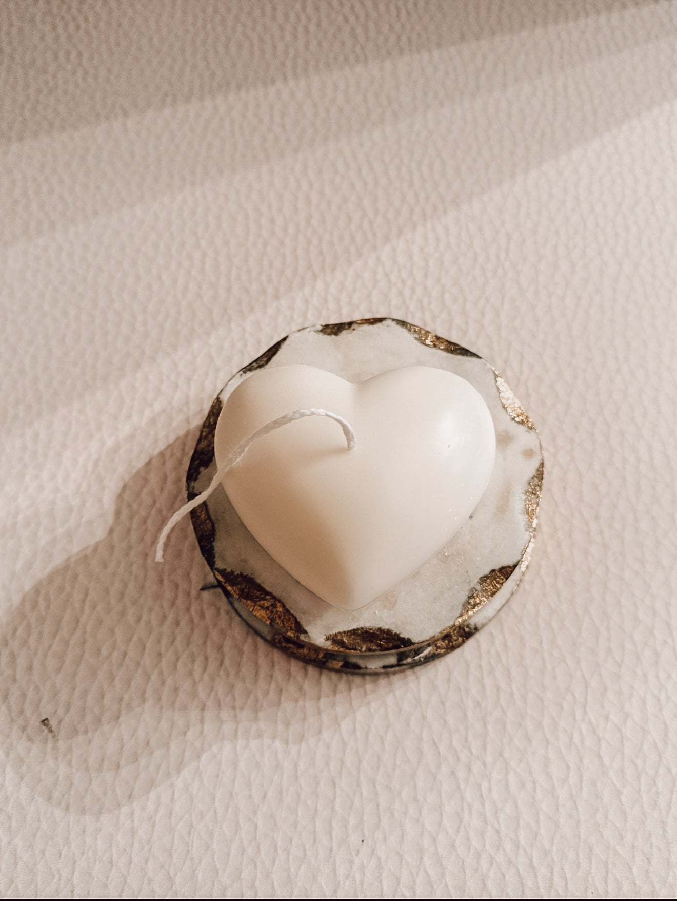 Our Heart shaped Candle