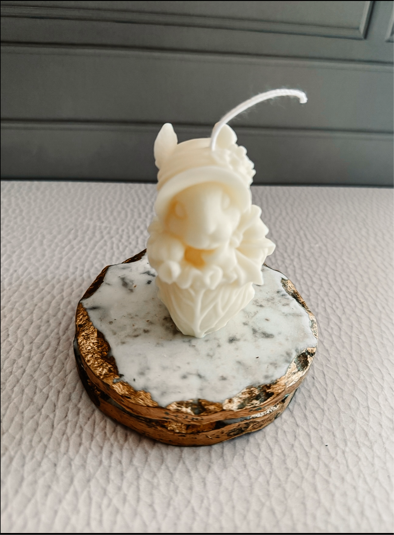 Our cute little girlie bunny candle
