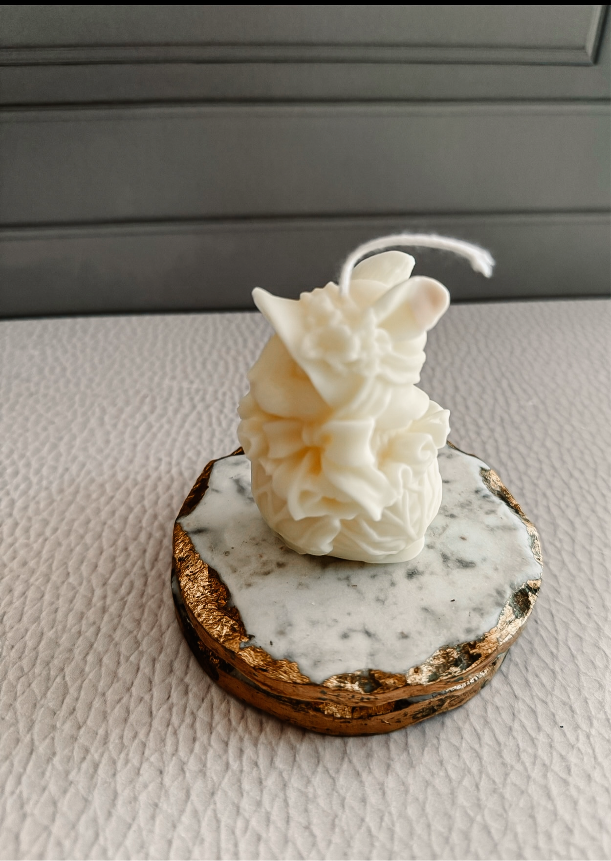Our cute little girlie bunny candle