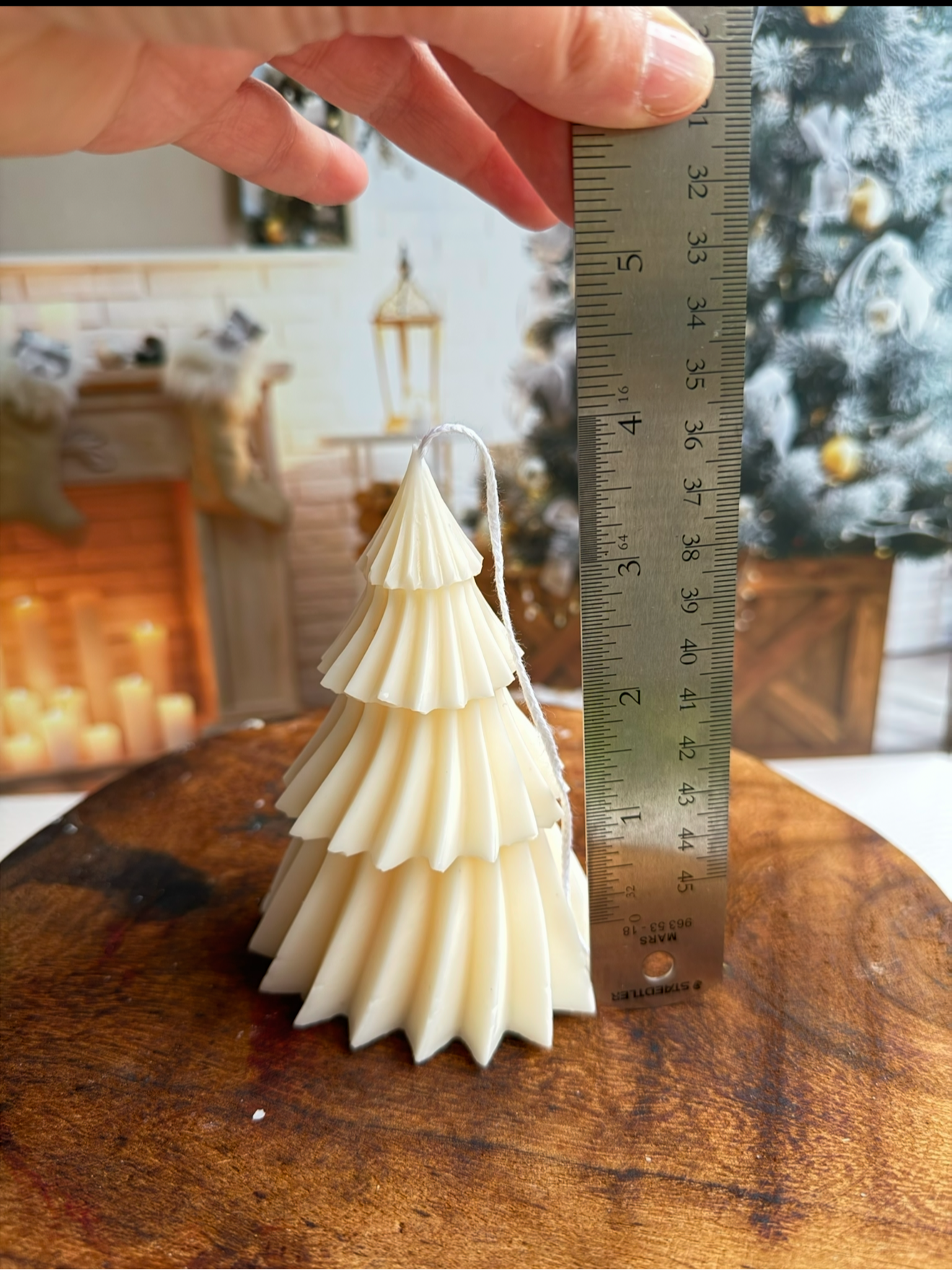 Pretty , our new Christmas candle