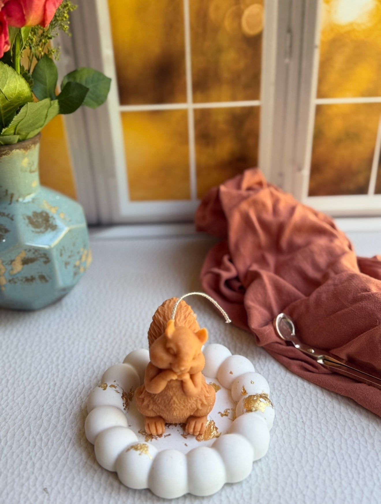 Our cute squirrel 🐿️ candle