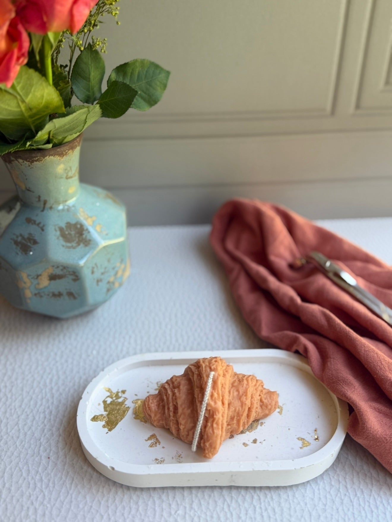 Our croissant 🥐 candle smells like pumpkin