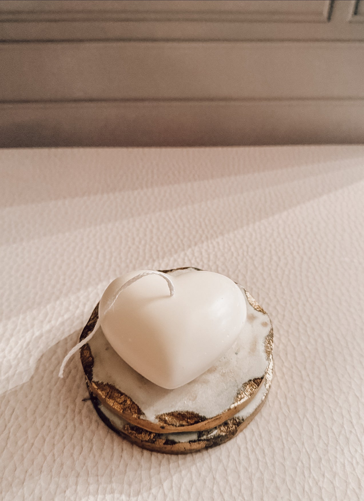 Our Heart shaped Candle