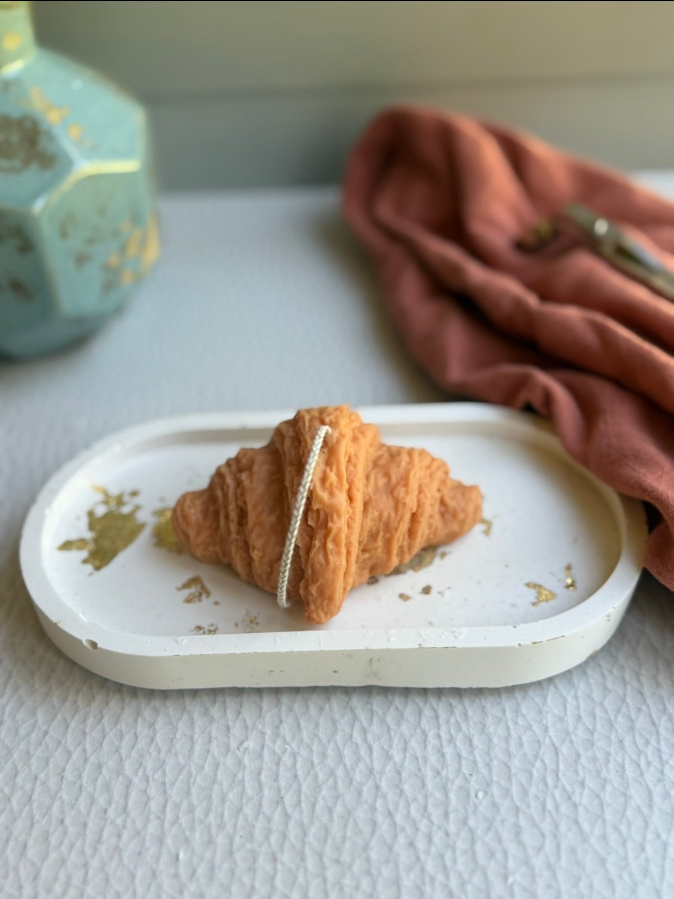 Our croissant 🥐 candle smells like pumpkin