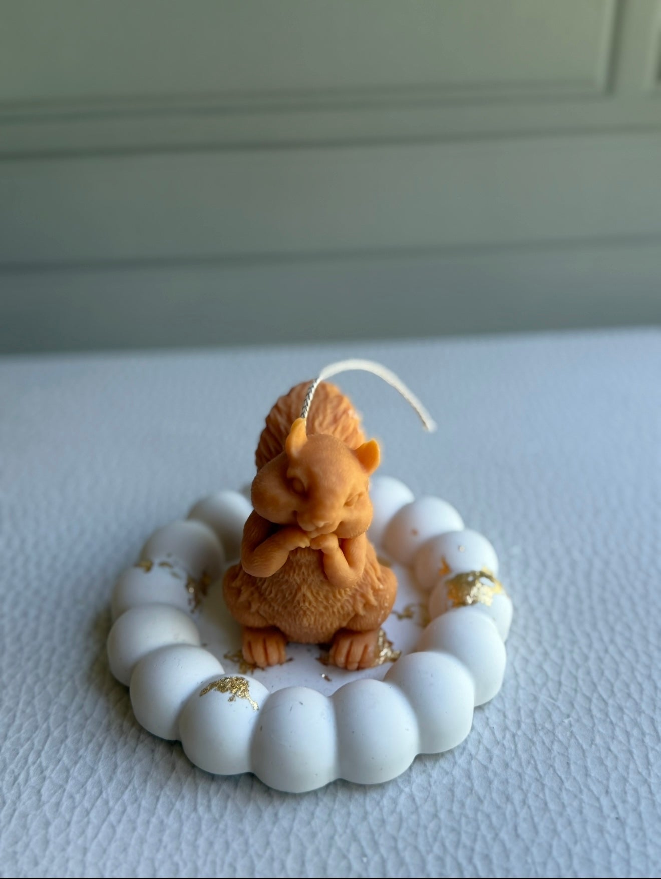 Our cute squirrel 🐿️ candle