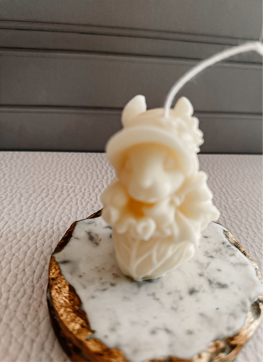 Our cute little girlie bunny candle