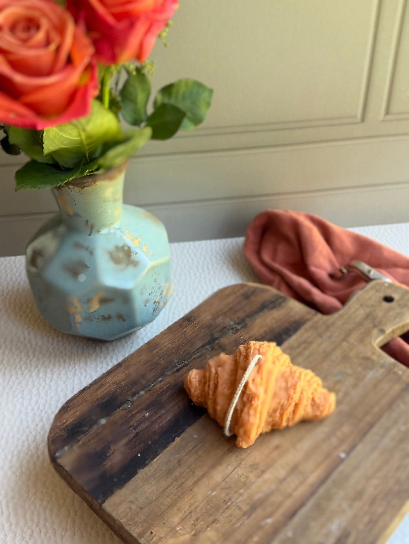 Our croissant 🥐 candle smells like pumpkin
