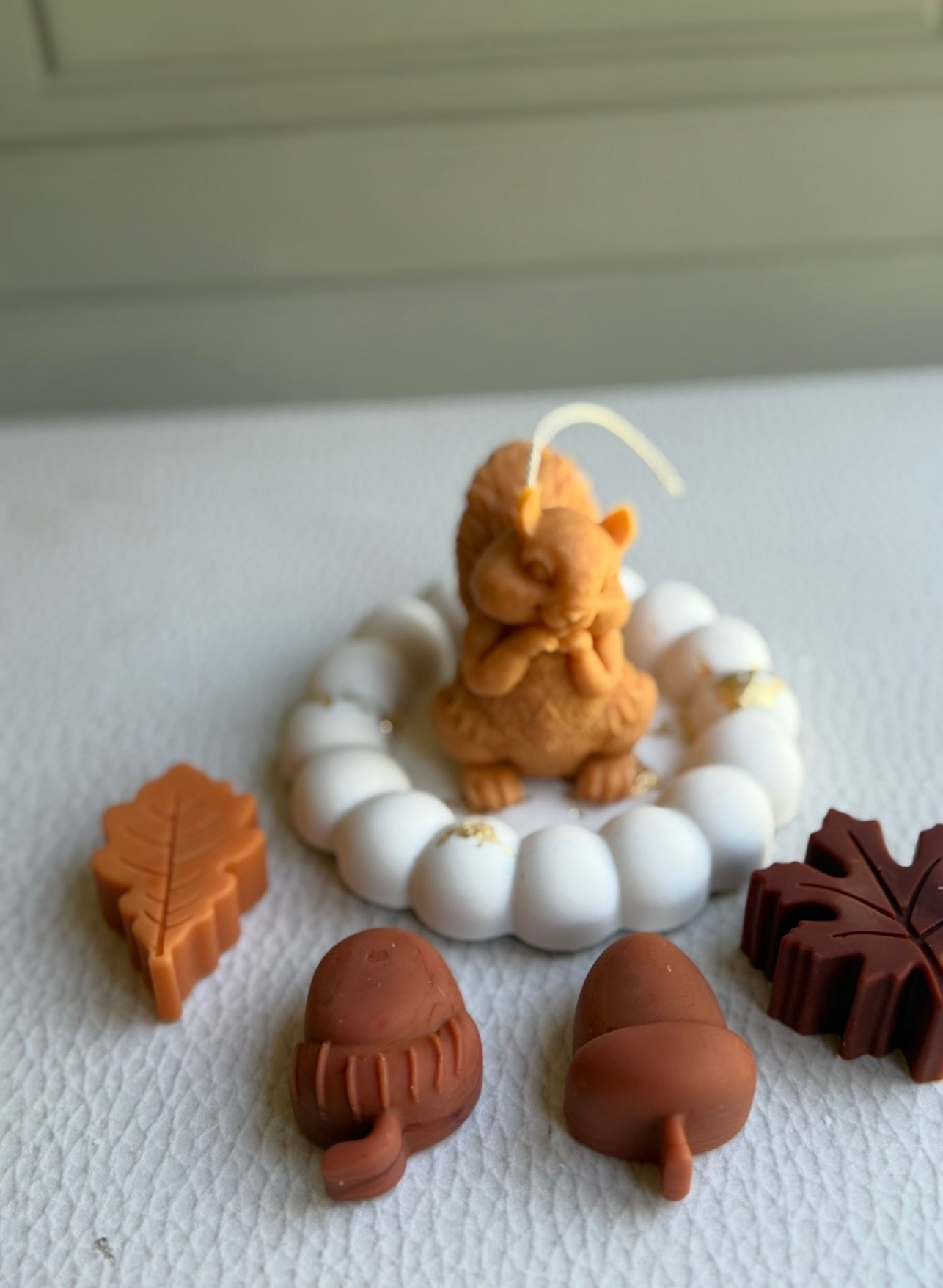 Our cute squirrel 🐿️ candle