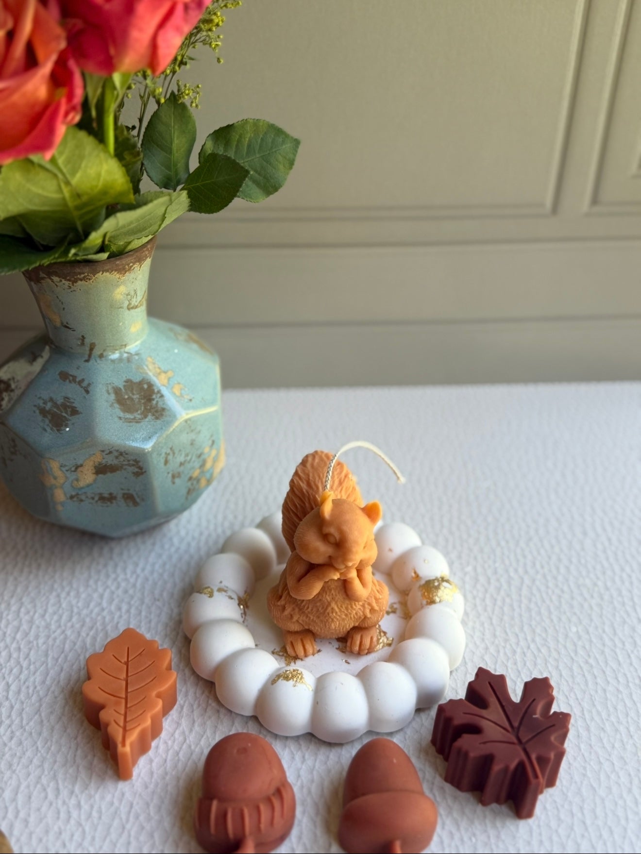 Our cute squirrel 🐿️ candle