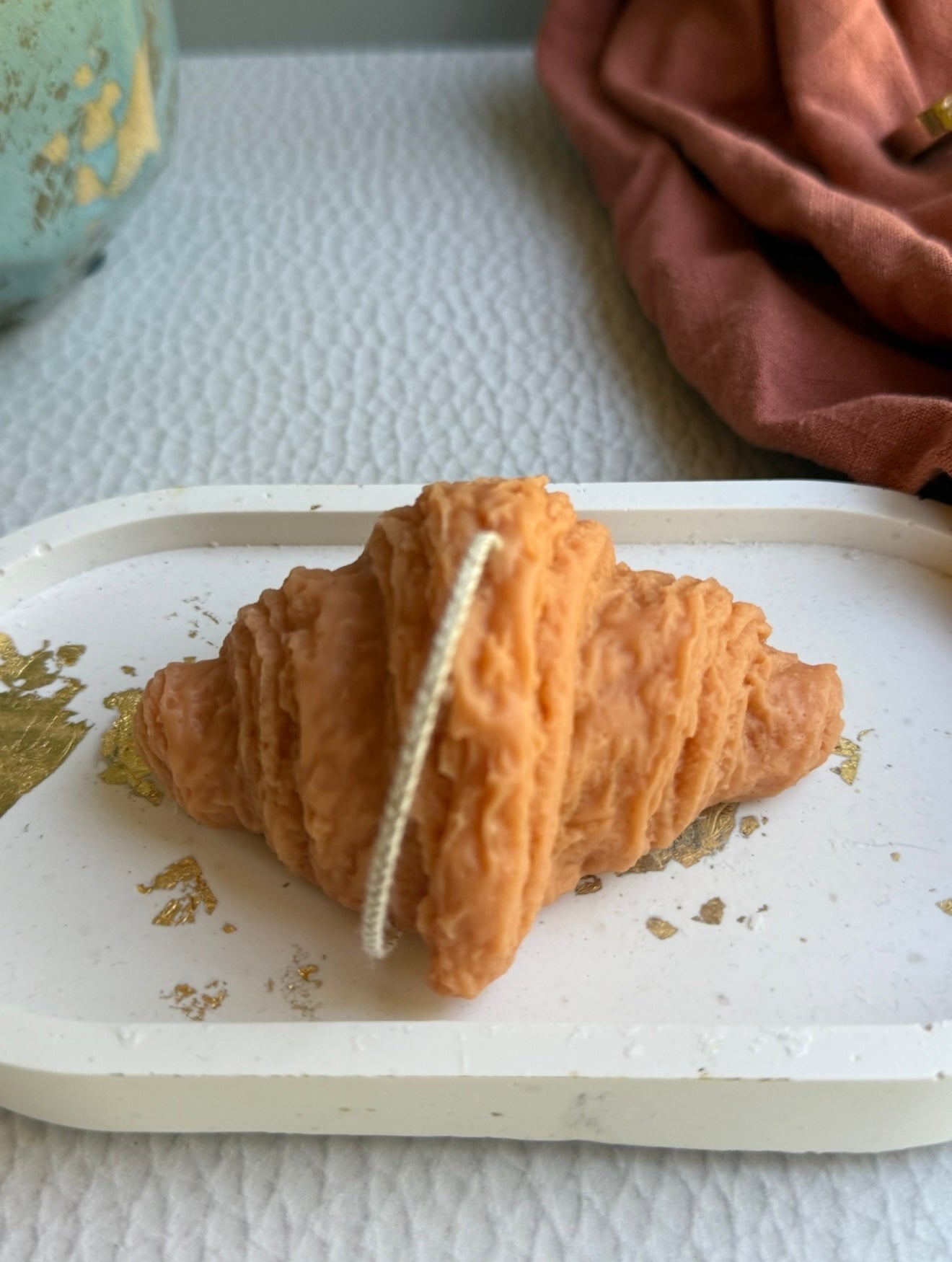Our croissant 🥐 candle smells like pumpkin