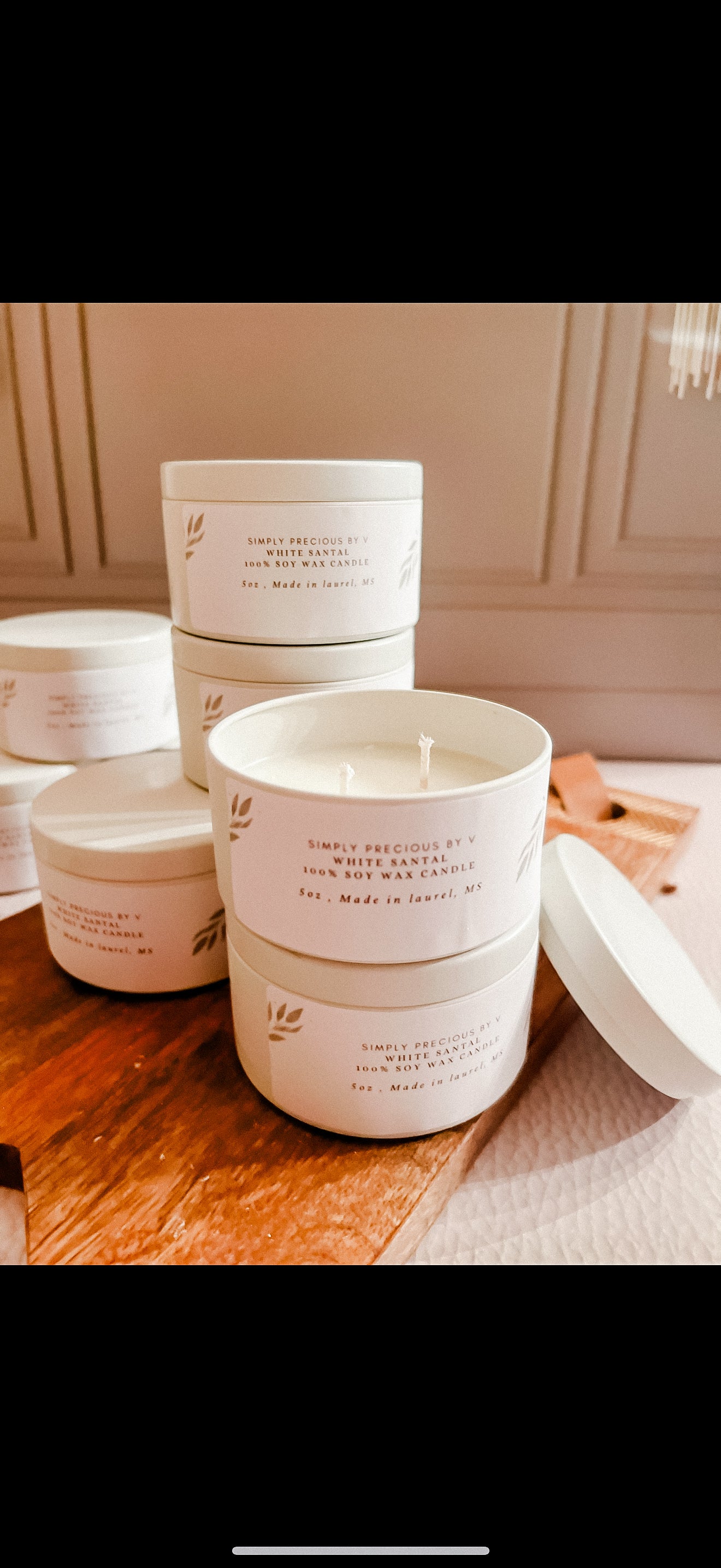 White Sage 5oz tin candle